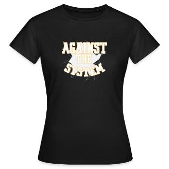 System Revolution Demo - Women's T-Shirt - black - Front - AI Model Female 172 dark (172cm)