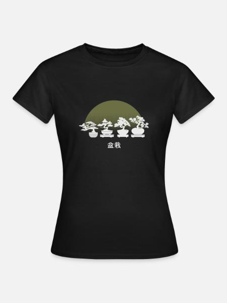 Bonsai Shirt - Frauen T-Shirt - Schwarz