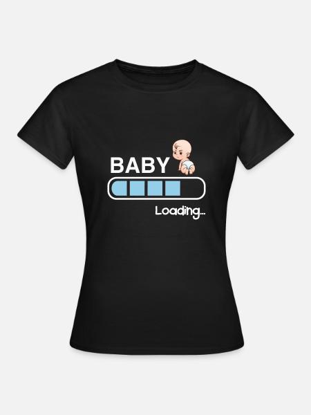 Baby loading - Dame-T-shirt - sort