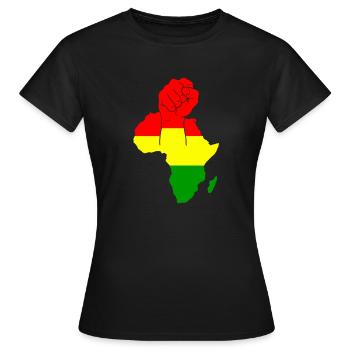 reggae - Women's T-Shirt - black - Front - AI Model Female 172 dark (172cm)