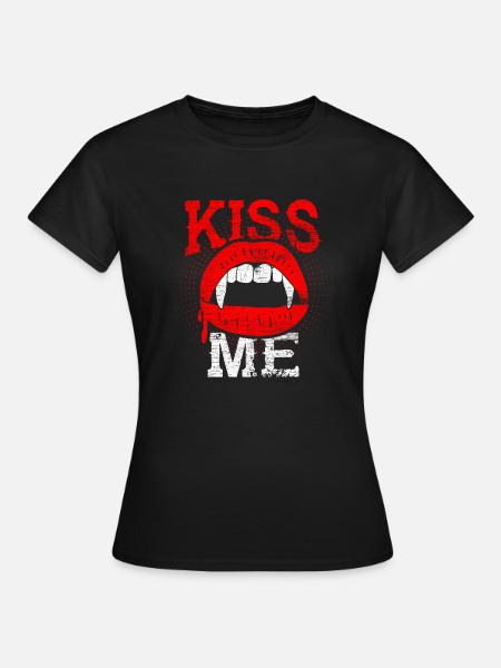 Vampir - Frauen T-Shirt - Schwarz