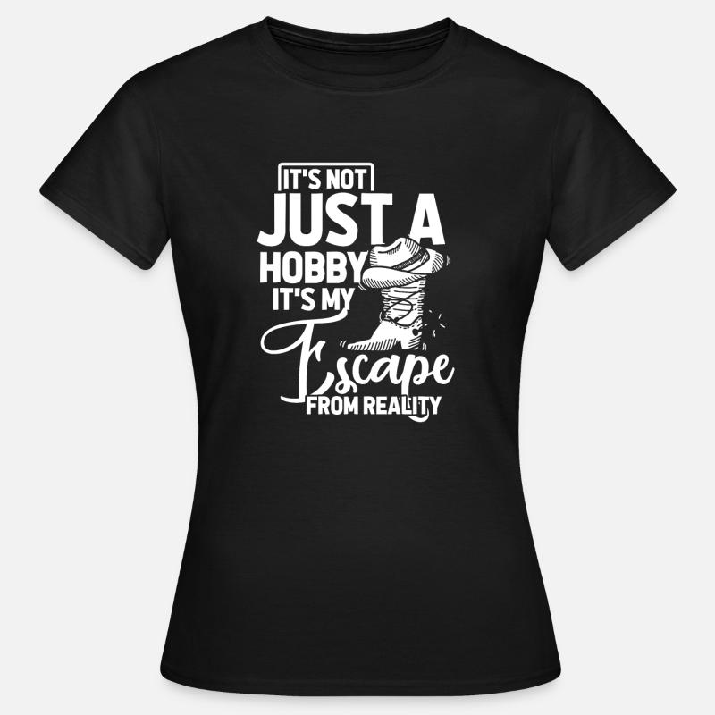 line dance - Women's T-Shirt - black