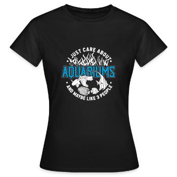 Aquarium - T-shirt Femme - noir - Devant - AI Model Female 172 dark (172cm)