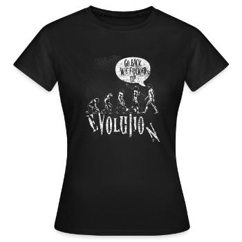 Evolution Darwin Research Science Gift - Women's T-Shirt - black - Front - AI Model Female 172 dark (172cm)