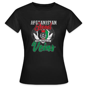 Afghanistan Kabul Persia Muslim Arabia - Women's T-Shirt - black - Front - AI Model Female 172 dark (172cm)