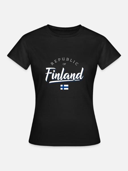 Finland - Women's T-Shirt - black