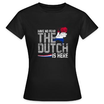 Netherlands - Women's T-Shirt - black - Front - AI Model Female 172 dark (172cm)
