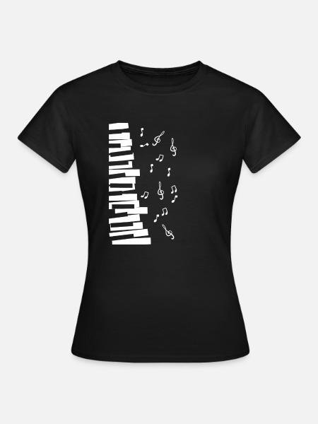 piano - Women's T-Shirt - black