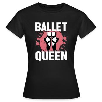Reine du ballet - T-shirt Femme - noir - Devant - AI Model Female 172 dark (172cm)