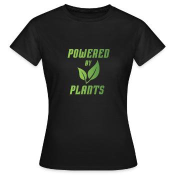 Vegan - Women's T-Shirt - black - Front - AI Model Female 172 dark (172cm)