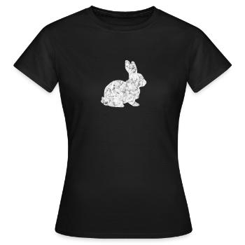 hare - Women's T-Shirt - black - Front - AI Model Female 172 dark (172cm)