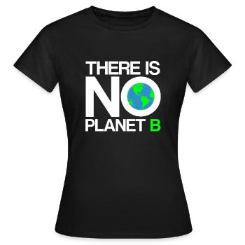 Erde - Earth Day Umweltschutz - Frauen T-Shirt - Schwarz - Vorne - AI Model Female 172 dark (172cm)