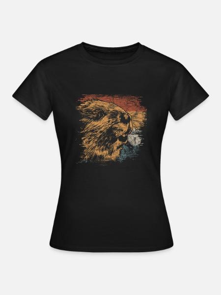 Biber - Frauen T-Shirt - Schwarz