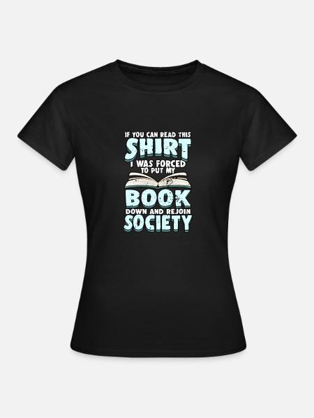 Leseratte - Frauen T-Shirt - Schwarz