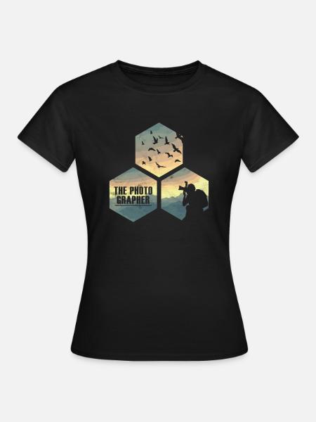 Appareil photo reflex numérique - T-shirt Femme - noir