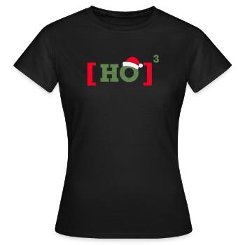 Lustiges Weihnachts T-Shirt Geschenk - Frauen T-Shirt - Schwarz - Vorne - AI Model Female 172 dark (172cm)