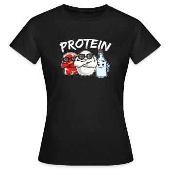 Force de musculation Formation de renforcement musculaire - T-shirt Femme - noir - Devant - AI Model Female 172 dark (172cm)