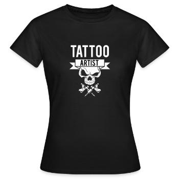 Tatouage studio de tatouage tatouage studio - T-shirt Femme - noir - Devant - AI Model Female 172 dark (172cm)
