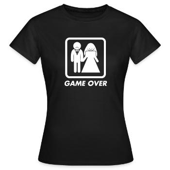 célibataire - T-shirt Femme - noir - Devant - AI Model Female 172 dark (172cm)