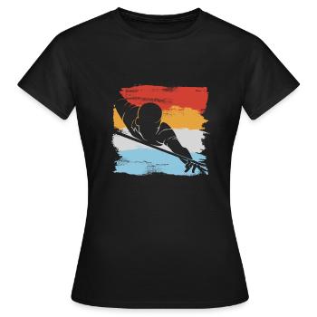 Billard - T-shirt Femme - noir - Devant - AI Model Female 172 dark (172cm)