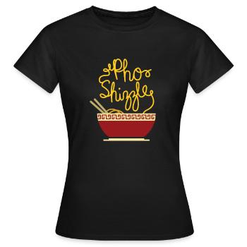 Asia Restaurant Vietnam Nudelsuppe Geschenk - Frauen T-Shirt - Schwarz - Vorne - AI Model Female 172 dark (172cm)