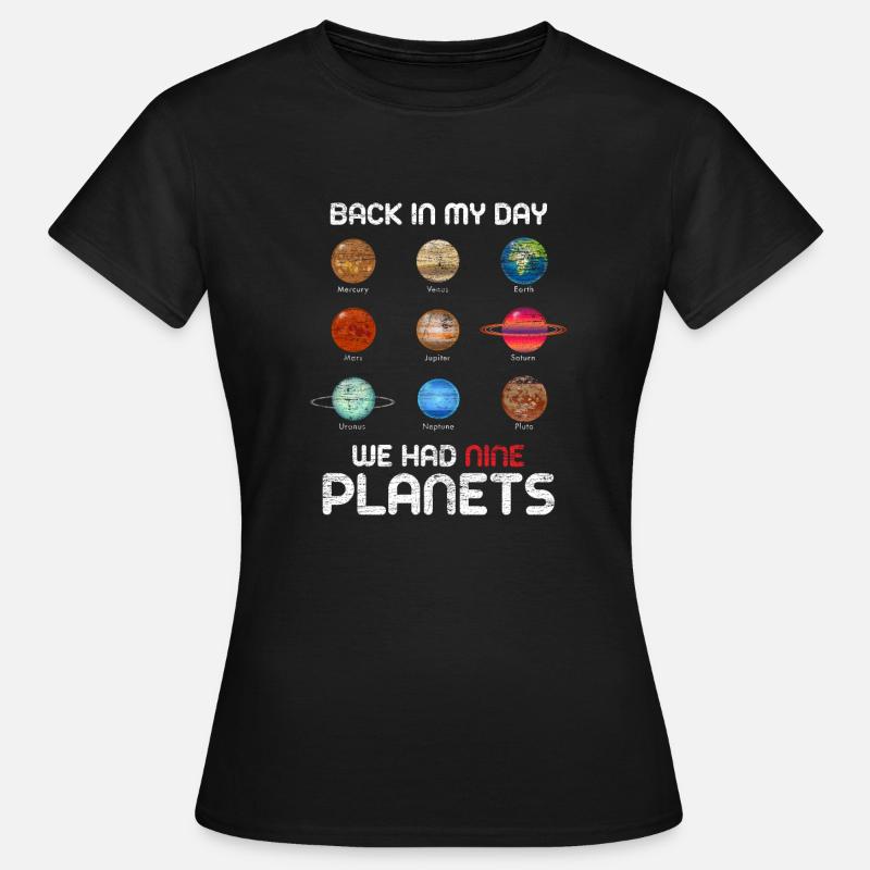 Pluto - Frauen T-Shirt - Schwarz