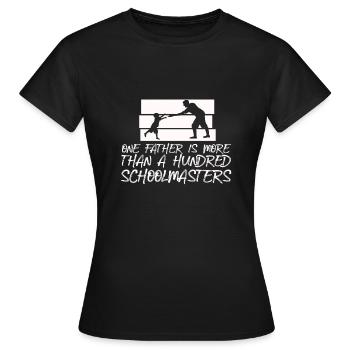 Lorsque vous enseignez votre fils, vous enseignez le fils de votre fils - T-shirt Femme - noir - Devant - AI Model Female 172 dark (172cm)