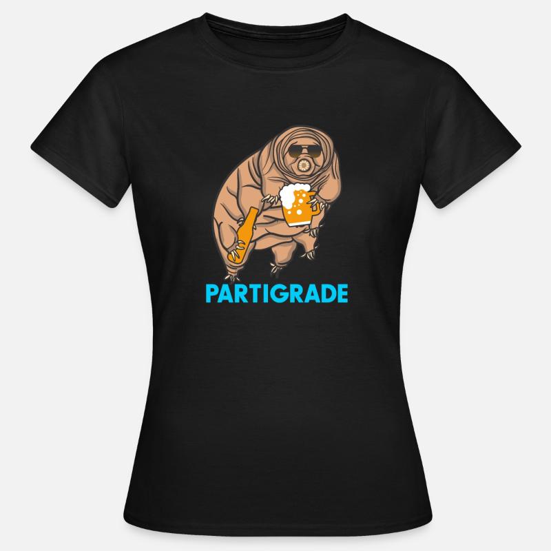 Partigrade - Funny Tardigrade - Women's T-Shirt - black