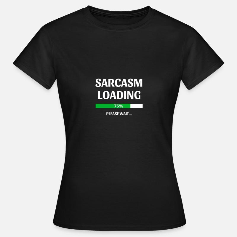 Caricamento SARCASM - Maglietta da donna - nero