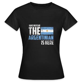 Argentinien Argentinier - Frauen T-Shirt - Schwarz - Vorne - AI Model Female 172 dark (172cm)