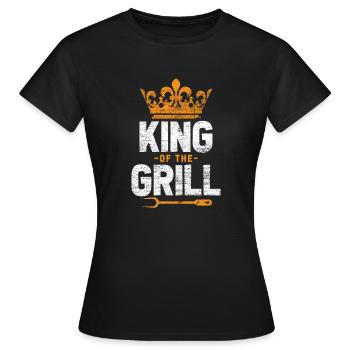 Barbecue barbecue - T-shirt Femme - noir - Devant - AI Model Female 172 dark (172cm)