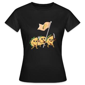 Taco Revolution - Women's T-Shirt - black - Front - AI Model Female 172 dark (172cm)