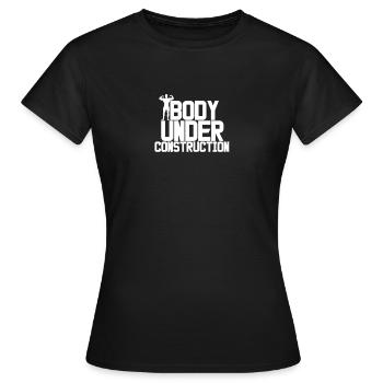 Fitness Studio - Women's T-Shirt - black - Front - AI Model Female 172 dark (172cm)