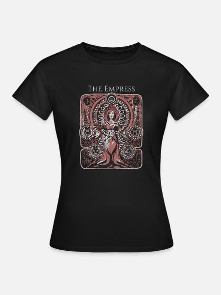 Karty tarota Mystic Alchemy Destiny Jasnowidzenie - Dame-T-shirt - sort