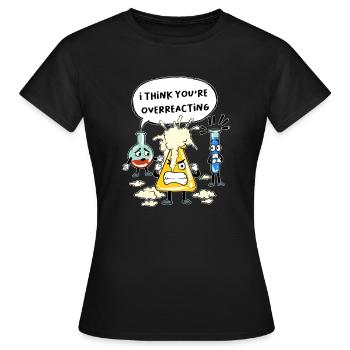 Labor Wissenschaft Chemie Reagenzglas Geschenk - Frauen T-Shirt - Schwarz - Vorne - AI Model Female 172 dark (172cm)