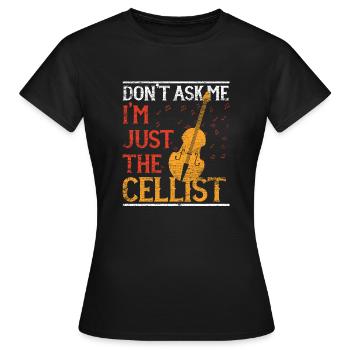 Cello Orchestra - Women's T-Shirt - black - Front - AI Model Female 172 dark (172cm)