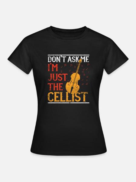 Cello Orchester - Frauen T-Shirt - Schwarz