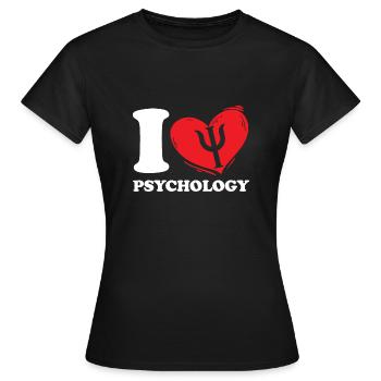 psychologie - T-shirt Femme - noir - Devant - AI Model Female 172 dark (172cm)