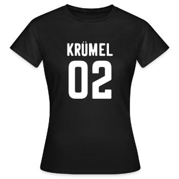 Krümel 02 Shirt Familien Partner Look Geschenk - Frauen T-Shirt - Schwarz - Vorne - AI Model Female 172 dark (172cm)