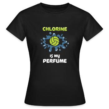 Odeur de chlore parfum parfum parfum parfum piscine - T-shirt Femme - noir - Devant - AI Model Female 172 dark (172cm)