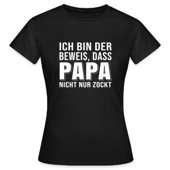 Cadeau de vêtements bébé bébé Onesie drôle - T-shirt Femme - noir - Devant - AI Model Female 172 dark (172cm)