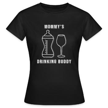 Funny Baby Romper Baby Clothes Gift - Women's T-Shirt - black - Front - AI Model Female 172 dark (172cm)