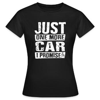 Voiture poussoir essence cylindre homme cylindre voiture - T-shirt Femme - noir - Devant - AI Model Female 172 dark (172cm)