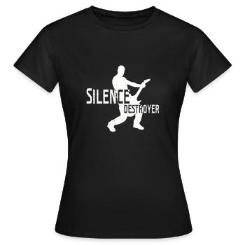 Guitare électrique guitare électrique - T-shirt Femme - noir - Devant - AI Model Female 172 dark (172cm)