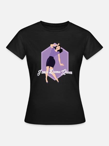 Reine de théâtre - T-shirt Femme - noir