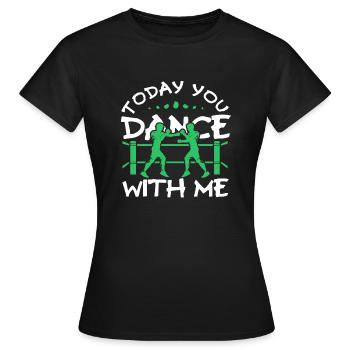 boxe - T-shirt Femme - noir - Devant - AI Model Female 172 dark (172cm)