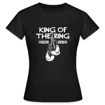 boxe - T-shirt Femme - noir - Devant - AI Model Female 172 dark (172cm)