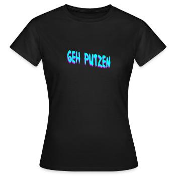 Aller nettoyer - T-shirt Femme - noir - Devant - AI Model Female 172 dark (172cm)
