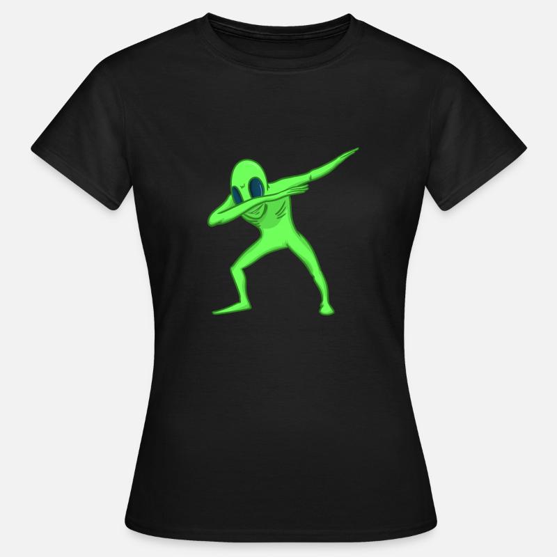 Dab alien alien - Women's T-Shirt - black