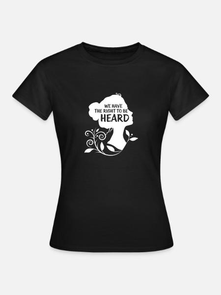 Frauen T-Shirt Feminismus Feministinnen - Frauen T-Shirt - Schwarz